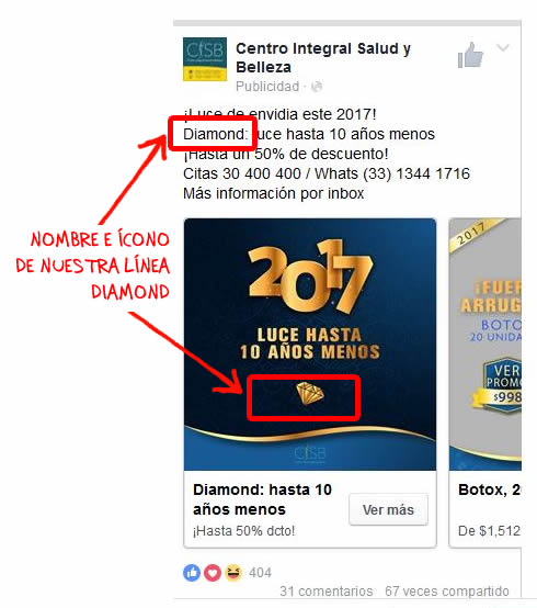 Ejemplo anuncio Facebook CISB 2