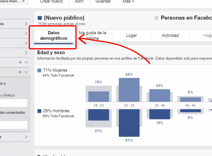 facebook Demográficos