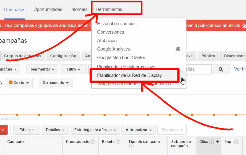 Google Adwords paso1